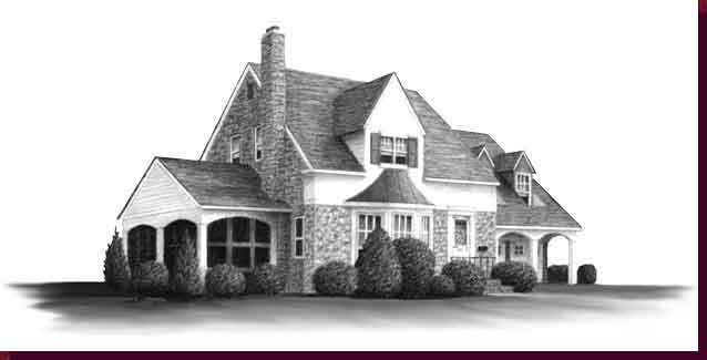 Architectural Rendering & 3D Computer Modeling - Cape Cod Style Hom