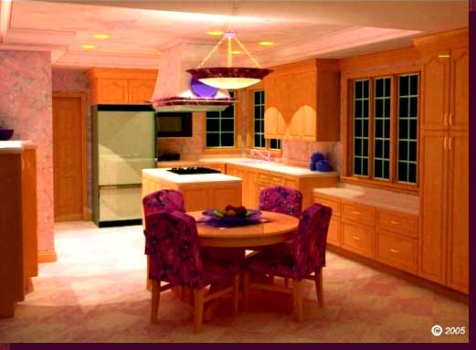 Architectural Render & 3D Computer Modeling - Kitchen Design Night