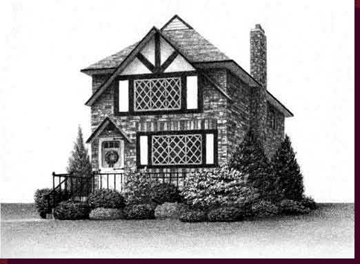 Architectural Rendering & 3D Computer Modeling - Tudor Home