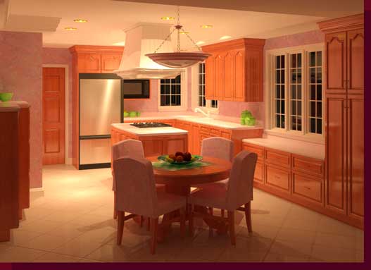 Architectural Render & 3D Computer Modeling - Kitchen Design Night