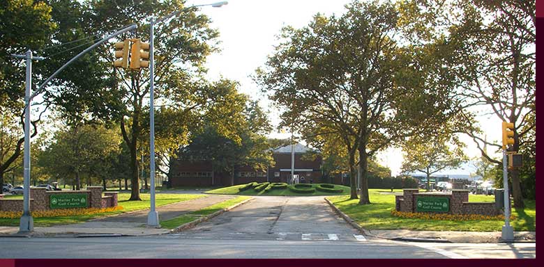  3d Rendering and Modeling of Golf Courses - Marine Park Golf Course - New Entry Gates Photo Composite - Click on Image to View Close-up